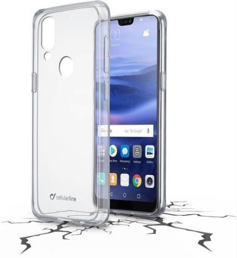 CELLULAR LINE Custodia cover per Huawei P20 Lite Cellular Line Clear Duo trasparente
